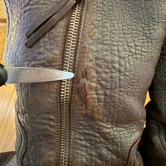 Miu Miu IT 38 US 9 Brown Leather Floral Embroidered Riding Boots - with flaws - Picture 4 of 16